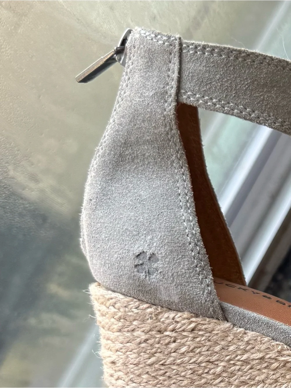 Lucky Brand suede straps